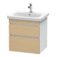Duravit DuraStyle Meuble sous lavabo 58x44,8 cm, blanc mat, 2 tiroirs, suspendu-1