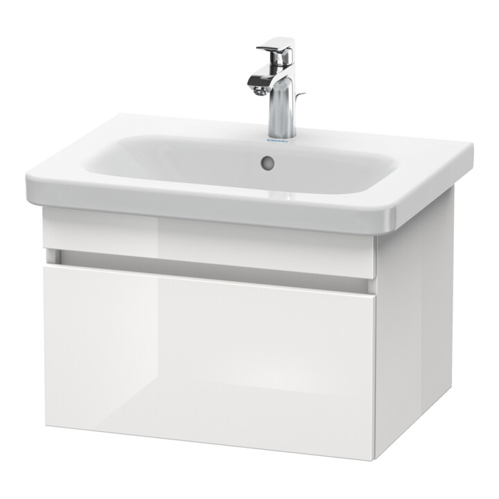 Duravit DuraStyle Meuble sous lavabo 58x44,8 cm, graphite mat, 1 tiroir, suspendu