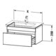 Duravit DuraStyle Meuble sous-lavabo 60x45,3 cm, blanc brillant, 1 tiroir, suspendu