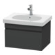 Duravit DuraStyle meuble sous-lavabo 60x45,3 cm, graphite mat, 1 tiroir, suspendu-1