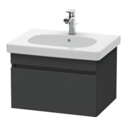 Duravit DuraStyle meuble sous-lavabo 60x45,3 cm, graphite mat, 1 tiroir, suspendu