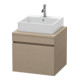 Duravit DuraStyle Meuble sous lavabo 60x54,8 cm, lin, pour console, 1 tiroir-1
