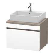 Duravit DuraStyle Meuble sous lavabo 70x54,8 cm, blanc, 1 tiroir, avec siphon