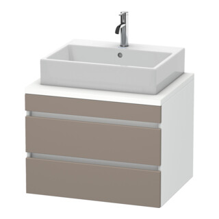 Duravit DuraStyle Meuble sous-lavabo 70x54,8 cm, blanc mat, 2 tiroirs