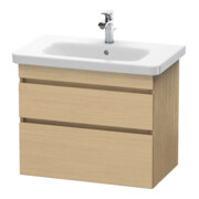 Duravit DuraStyle Meuble sous lavabo 73x44,8 cm, blanc œuf, 2 tiroirs, suspendu