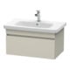 Duravit DuraStyle Meuble sous-lavabo 73x44,8 cm, taupe, 1 tiroir, suspendu-1