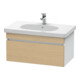 Duravit DuraStyle Meuble sous-lavabo 80x45,3 cm, chêne naturel/blanc, 1 tiroir, suspendu-1