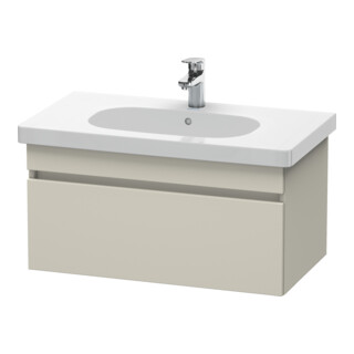 Duravit DuraStyle Meuble sous-lavabo 80x45,3 cm, taupe, 1 tiroir, suspendu