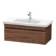Duravit DuraStyle Meuble sous-lavabo 93x44,8cm, noyer foncé, 1 tiroir, suspendu-1