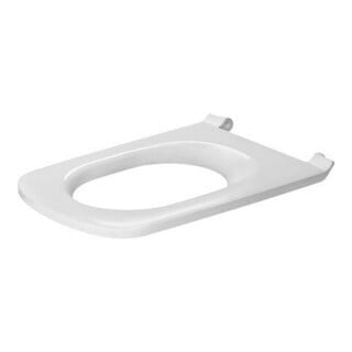 Duravit DuraStyle Vital Anneau de siège WC avec abaissement, charnière prolongée, blanc
