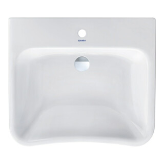 Duravit DuraStyle Vital Med lavabo 65x57 cm, sans trop-plein, mitigeur HLP, blanc