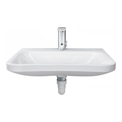 Duravit DuraStyle Vital Med lavabo 65x57 cm, sans trop-plein, mitigeur HLP, blanc
