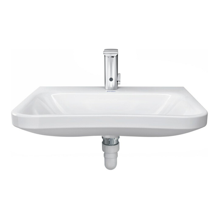 Duravit DuraStyle Vital Med lavabo 65x57 cm, sans trop-plein, mitigeur HLP, blanc