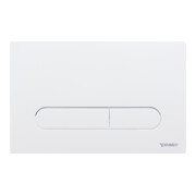 Duravit DuraSystem Plaque de commande mécanique à poser pour WC Bet 100, blanc
