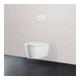 Duravit DuraSystem Plaque de commande mécanique à poser pour WC Bet 100, blanc