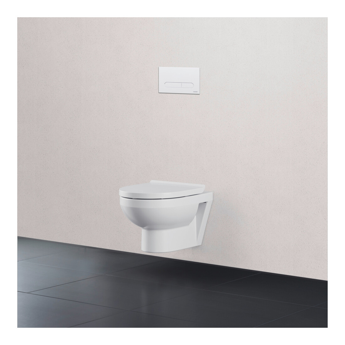 Duravit DuraSystem Plaque de commande mécanique à poser pour WC Bet 100, blanc