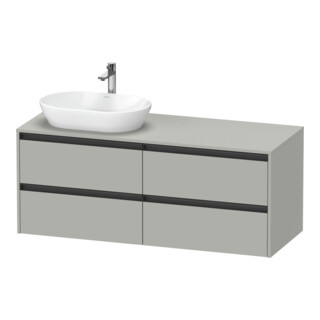 Duravit Duravit Meuble sous-lavabo Ketho.2 140x55cm, L P, blanc mat, 4 tiroirs, suspendu
