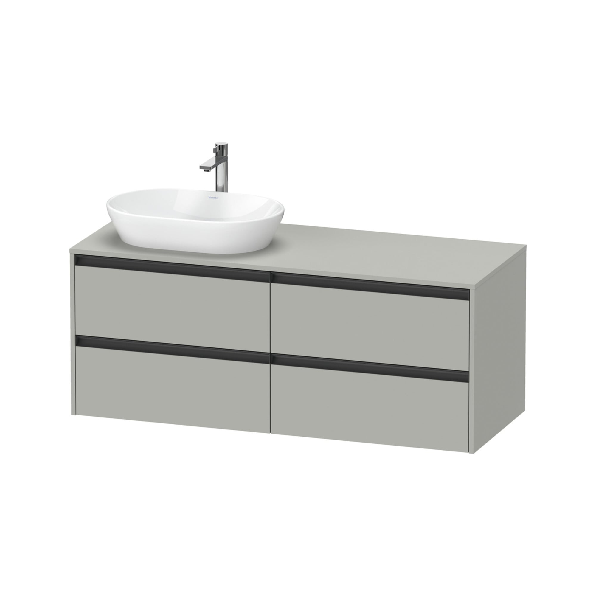 Duravit Duravit Waschtischunterschrank Ketho.2 140x55cm, B L, bg ma, 4 Schub., wandhängend