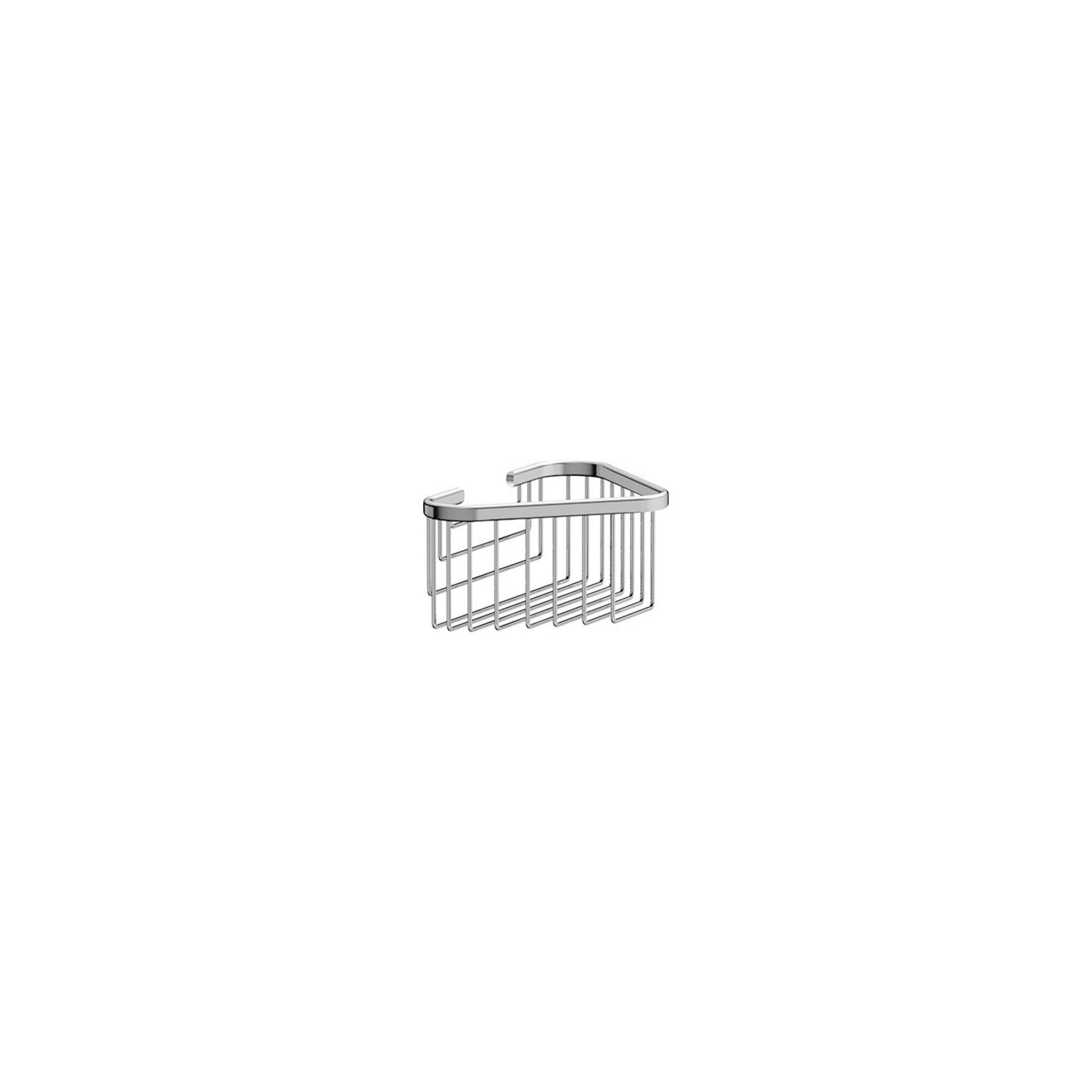 Duravit Duschkorb Karree 17,5x17,5cm, chrom