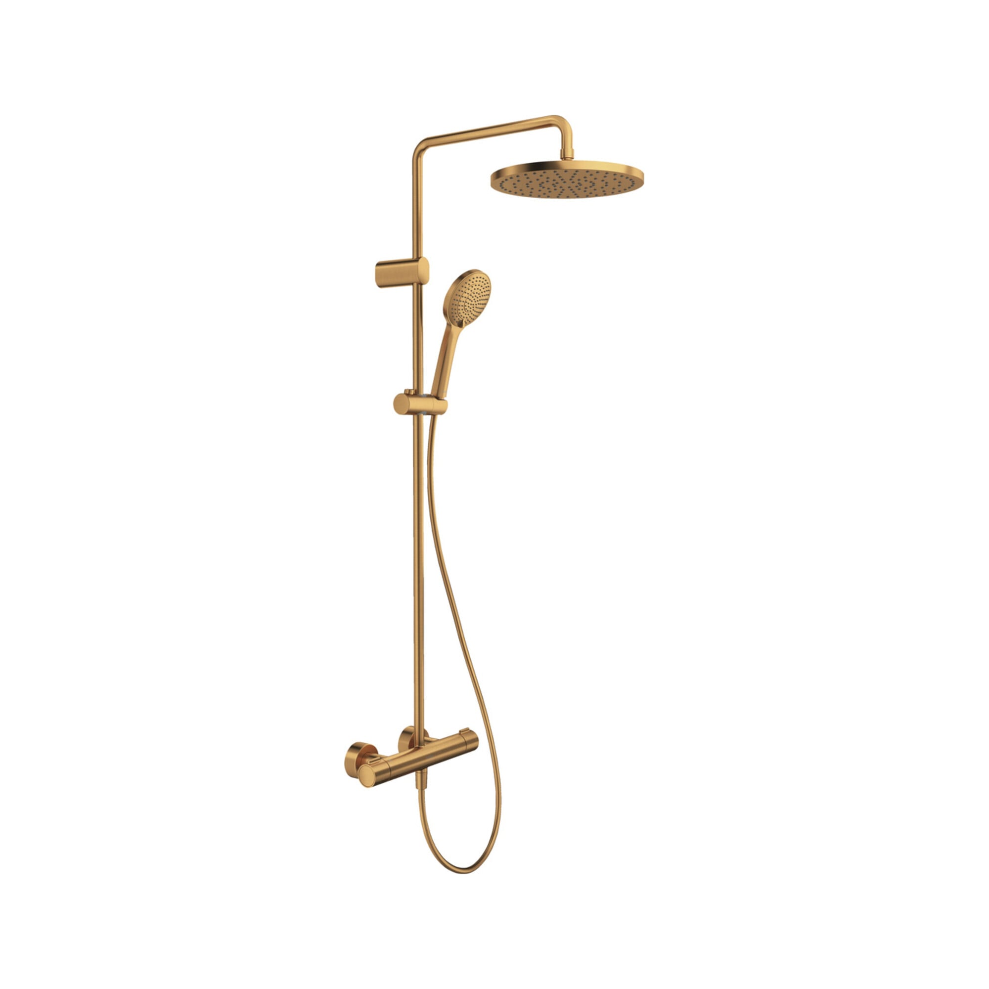 Duravit Duschsystem 1000 MinusFlow Ausl. 354mm, m Brausethermostat, bron geb.