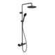 Duravit Duschsystem 1000 MinusFlow Ausl. 354mm, m Brausethermostat, schwarz matt-1