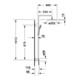 Duravit Duschsystem 1000 MinusFlow Ausl. 354mm, m Brausethermostat, schwarz matt-4