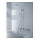 Duravit Duschsystem Ausl. 480mm, mit Brausethermostat, chrom