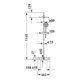 Duravit Duschsystem Ausl. 480mm, mit Brausethermostat, chrom