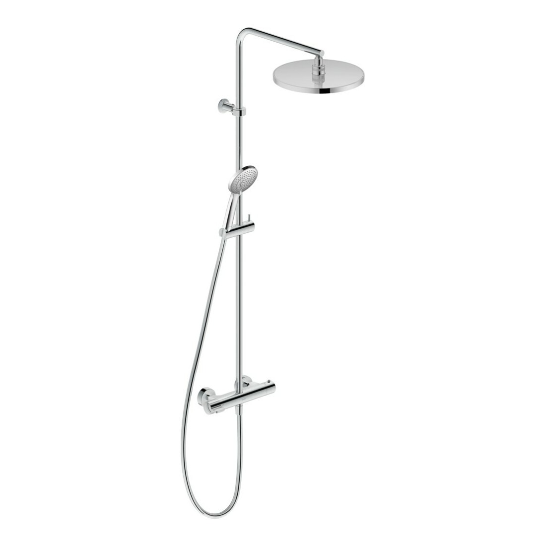 Duravit Duschsystem B.1 mit Brause-Thermostat, chrom