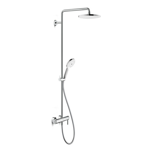 Duravit Duschsystem C.1 Ausl. 350mm, m Brause-Einhebelmischer, chrom