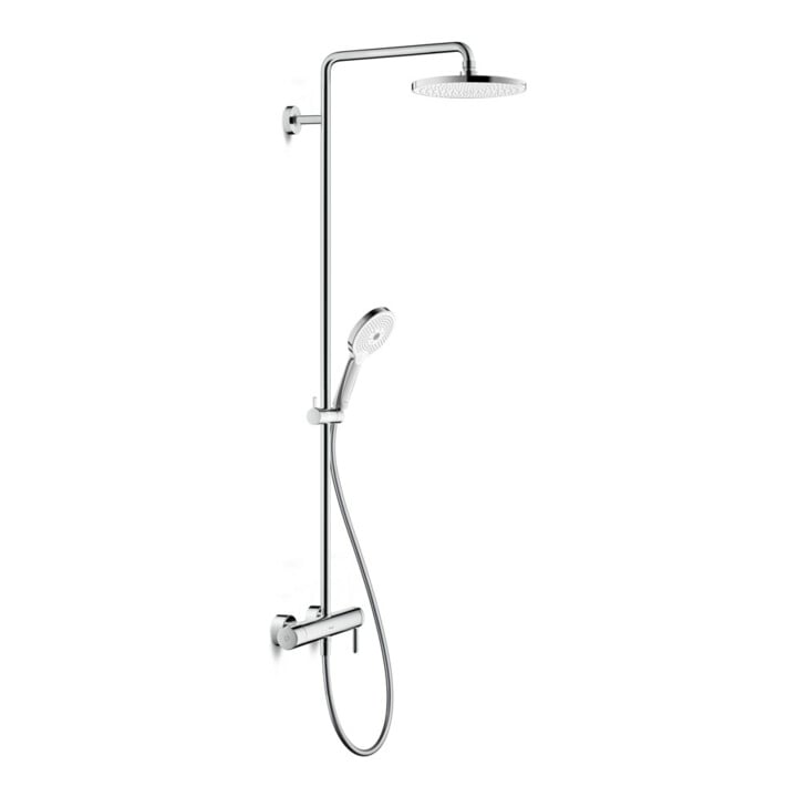 Duravit Duschsystem C.1 Ausl. 350mm, m Brause-Einhebelmischer, chrom