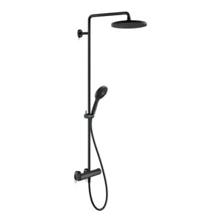Duravit Duschsystem C.1 Ausl. 350mm, m Brausethermostat, sw matt