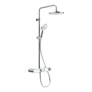 Duravit Duschsystem Shelf 1050 MinusFlow mit AP-Brausethermostat, weiß Hochglanz-4