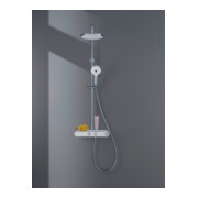 Duravit Duschsystem Shelf 1050 MinusFlow mit AP-Brausethermostat, weiß Hochglanz-5