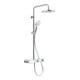 Duravit Duschsystem Shelf 1050 mit AP-Brausethermostat, weiß Hochglanz