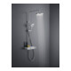Duravit Duschsystem Shelf 1050 mit AP-Brausethermostat, weiß Hochglanz
