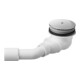 Duravit Duschwannenablauf D-Code d= 9cm, Abgang waagerecht, chrom-1