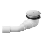 Duravit Duschwannenablauf D-Code d= 9cm, Abgang waagerecht, chrom