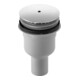 Duravit Duschwannenablauf PuraVida d= 9cm, Abgang senkrecht, weiß-1