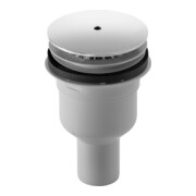 Duravit Duschwannenablauf PuraVida d= 9cm, Abgang senkrecht, weiß