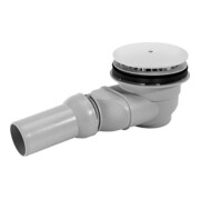 Duravit Duschwannenablauf PuraVida d= 9cm, Abgang waagerecht, weiß