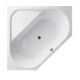 Duravit Eck-Badewanne D-Code 140x140x42cm, zentraler Abl, 2 RS, weiß-1