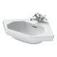 Duravit Eck-Handwaschbecken 1930 59,5x45cm, m HL, ÜL, Hahnlochbank, weiß-1