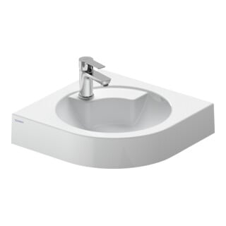 Duravit Eck-Handwaschbecken Architec 63,5x54cm, m HL li u. HLB, o. ÜL, weiß