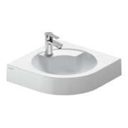 Duravit Eck-Handwaschbecken Architec 63,5x54cm, m HL li u. HLB, o. ÜL, weiß