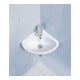 Duravit Eck-Handwaschbecken Starck 3 43x38cm, m HL, ÜL, Hahnlochbank, weiß-5