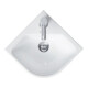 Duravit Eck-Handwaschtisch Me by Starck 43,5x38cm, m HL, ÜL, HLB, we WonderGliss-1