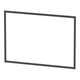 Duravit Einbaurahmen L-Cube f Spanplattenschraube, 105x75,1x1cm, graphit matt