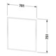 Duravit Einbaurahmen L-Cube f Spanplattenschraube, 70x75,1x1cm, graphit matt-3