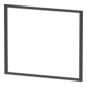 Duravit Einbaurahmen L-Cube f Spanplattenschraube, 85x75,1x1cm, graphit matt-1